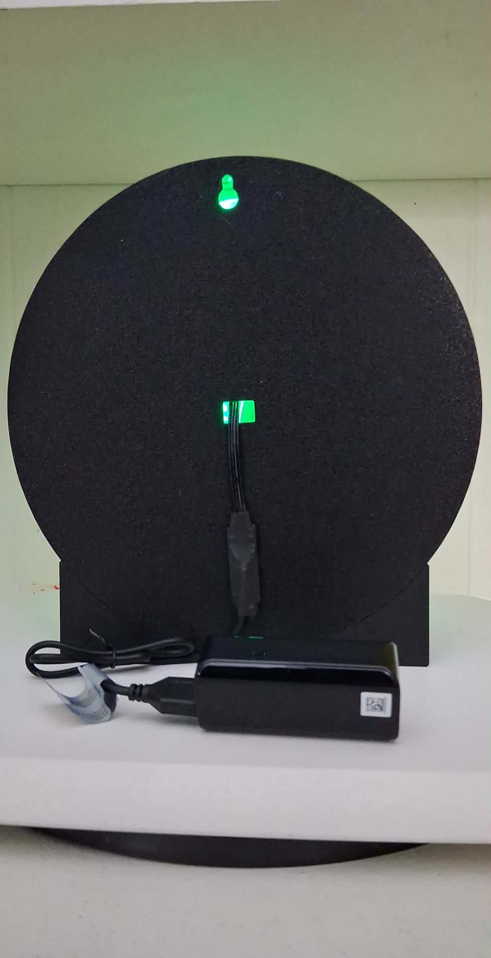 Cobra Round Black Snake LED light box – custom 3D printed – Lit Layer Creations